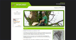 Desktop Screenshot of bowlandtreeservices.co.uk